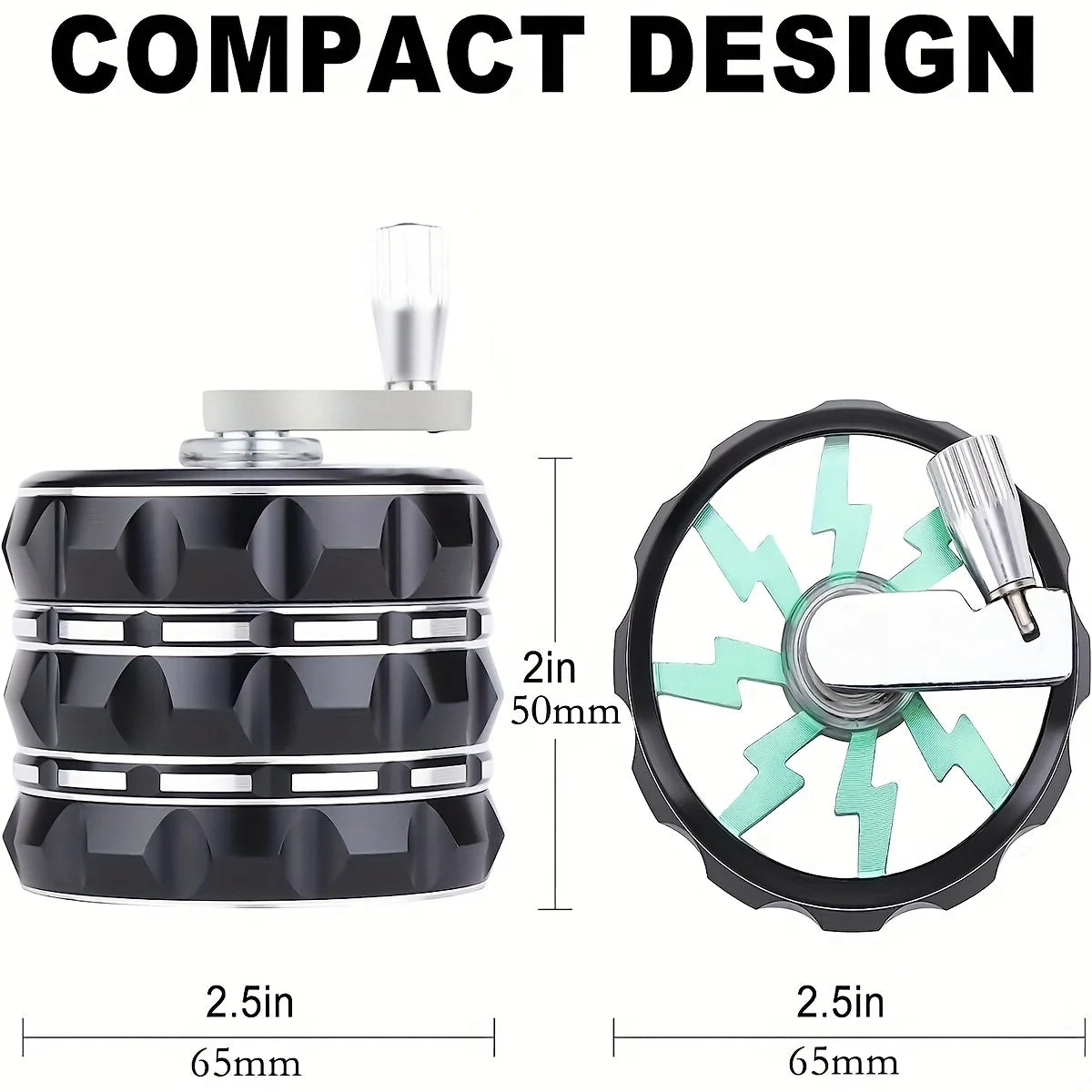 See-Through Grinder 2.5 Inch (65mm)