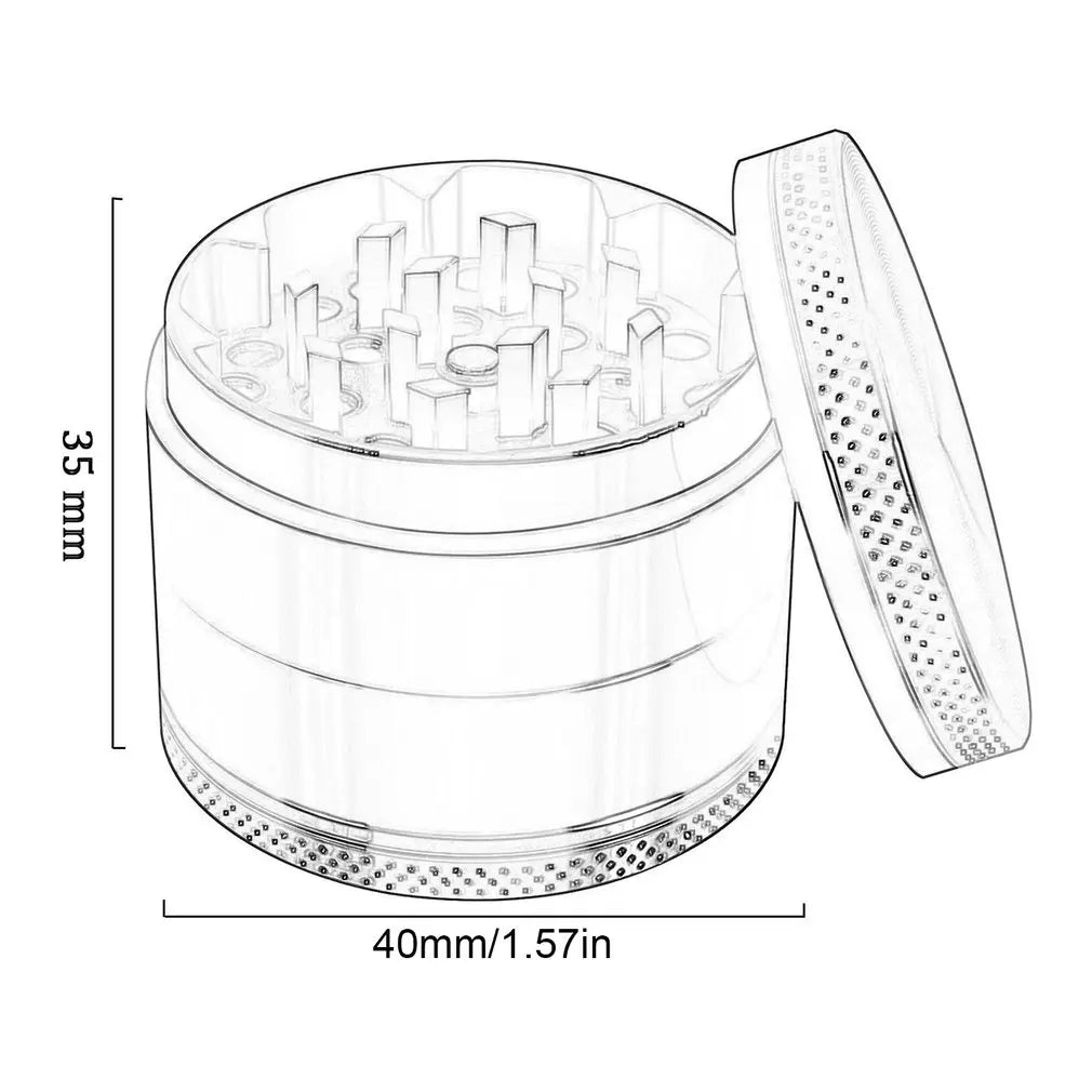 Stainless Steel Grinder 40mm